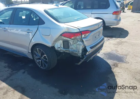 2020 Toyota Corolla Se z USA, uszkodzony, nr VIN 5YFS4RCE2LP029034